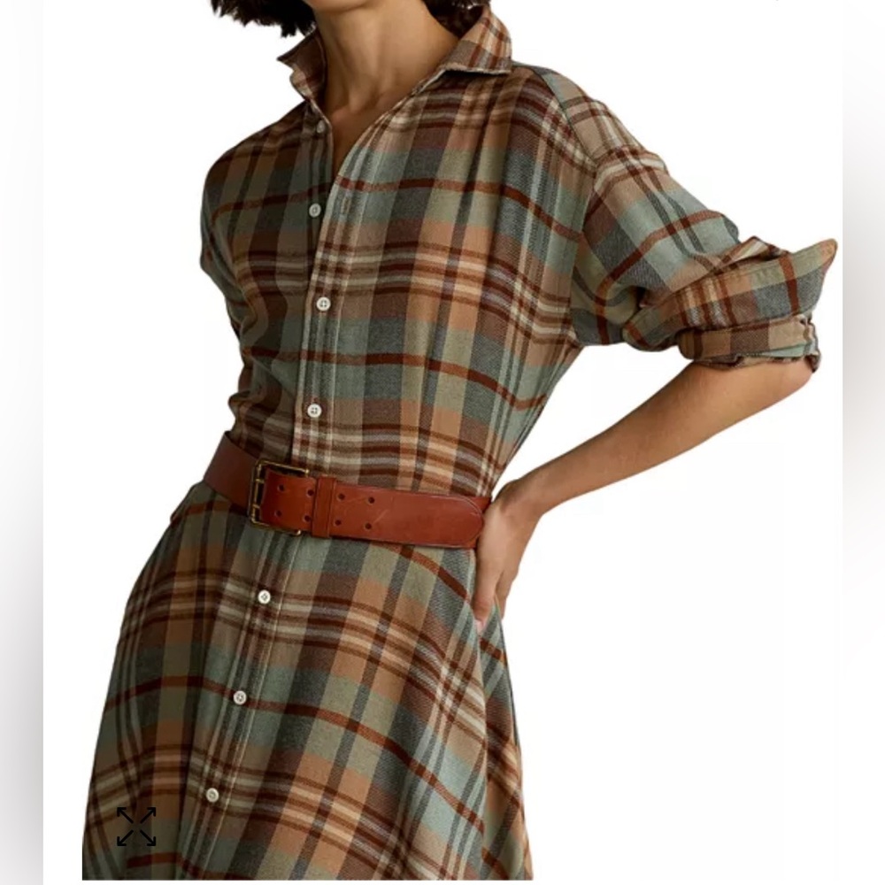 Polo Ralph Lauren Plaid Wool Shirtdress - NWT - Women’s Size 0